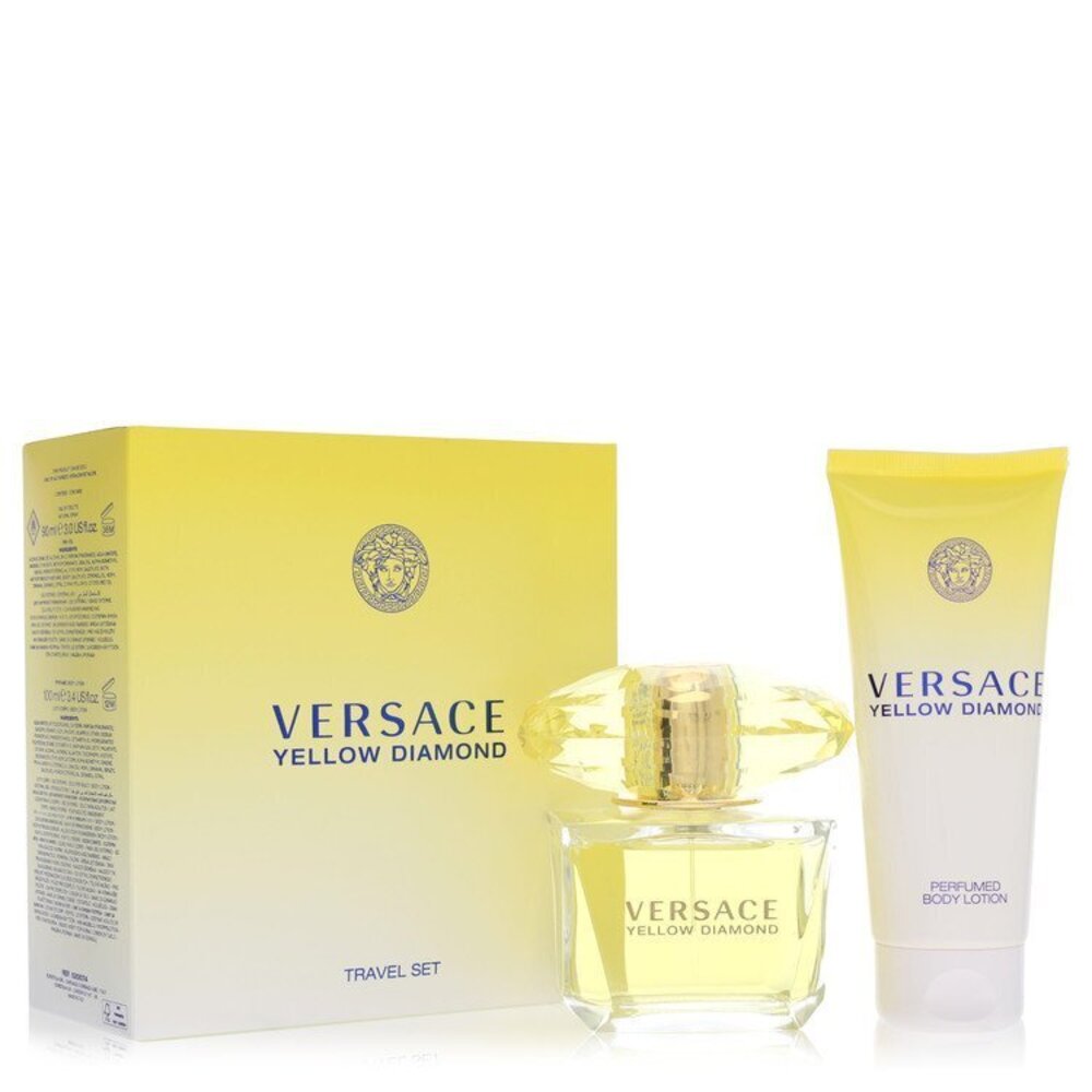 Versace Yellow Diamond by Versace Gift Set -- 3 oz Eau De Toilette Spray + 3.4 o